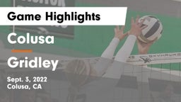 Colusa  vs Gridley  Game Highlights - Sept. 3, 2022