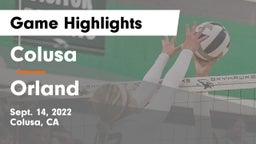 Colusa  vs Orland Game Highlights - Sept. 14, 2022