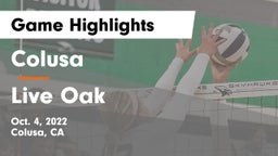 Colusa  vs Live Oak Game Highlights - Oct. 4, 2022