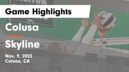 Colusa  vs Skyline  Game Highlights - Nov. 9, 2023