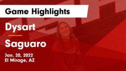 Dysart  vs Saguaro Game Highlights - Jan. 20, 2022