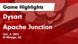 Dysart  vs Apache Junction  Game Highlights - Oct. 4, 2022