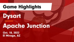 Dysart  vs Apache Junction  Game Highlights - Oct. 18, 2022
