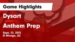 Dysart  vs Anthem Prep Game Highlights - Sept. 22, 2023