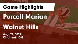 Purcell Marian  vs Walnut Hills  Game Highlights - Aug. 26, 2023