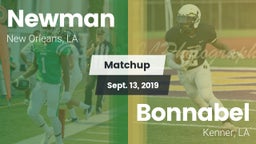 Matchup: Newman  vs. Bonnabel  2019