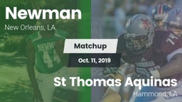 Matchup: Newman  vs. St Thomas Aquinas 2019