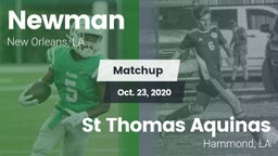 Matchup: Newman  vs. St Thomas Aquinas 2020