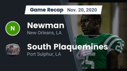 Recap: Newman  vs. South Plaquemines  2020