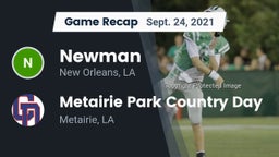 Recap: Newman  vs. Metairie Park Country Day  2021