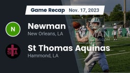 Recap: Newman  vs. St Thomas Aquinas 2023