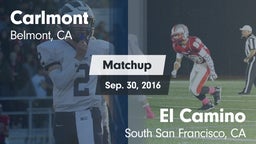 Matchup: Carlmont  vs. El Camino  2016