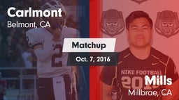 Matchup: Carlmont  vs. Mills  2016