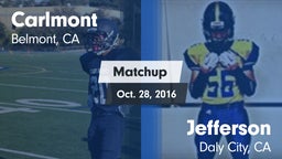 Matchup: Carlmont  vs. Jefferson  2016