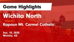 Wichita North  vs Kapaun Mt. Carmel Catholic  Game Highlights - Jan. 10, 2020