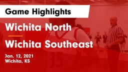 Wichita North  vs Wichita Southeast  Game Highlights - Jan. 12, 2021