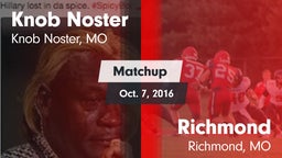 Matchup: Knob Noster High vs. Richmond  2016