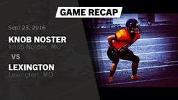 Recap: Knob Noster  vs. Lexington  2016