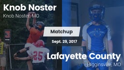 Matchup: Knob Noster High vs. Lafayette County  2017