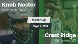 Matchup: Knob Noster High vs. Crest Ridge  2018