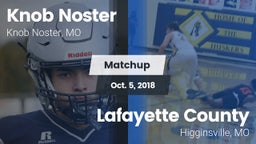 Matchup: Knob Noster High vs. Lafayette County  2018