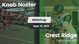 Matchup: Knob Noster High vs. Crest Ridge  2019