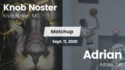 Matchup: Knob Noster High vs. Adrian  2020