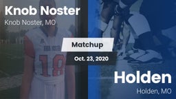 Matchup: Knob Noster High vs. Holden  2020