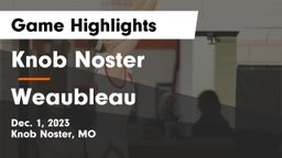 Knob Noster  vs Weaubleau  Game Highlights - Dec. 1, 2023
