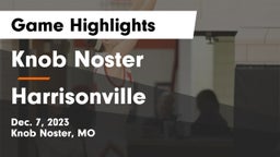Knob Noster  vs Harrisonville  Game Highlights - Dec. 7, 2023