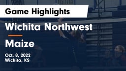 Wichita Northwest  vs Maize  Game Highlights - Oct. 8, 2022