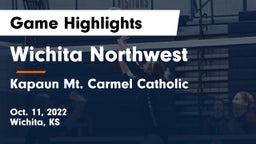Wichita Northwest  vs Kapaun Mt. Carmel Catholic  Game Highlights - Oct. 11, 2022
