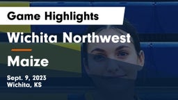 Wichita Northwest  vs Maize  Game Highlights - Sept. 9, 2023