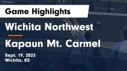 Wichita Northwest  vs Kapaun Mt. Carmel Game Highlights - Sept. 19, 2023