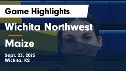 Wichita Northwest  vs Maize  Game Highlights - Sept. 23, 2023