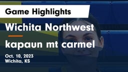 Wichita Northwest  vs kapaun mt carmel  Game Highlights - Oct. 10, 2023