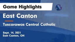 East Canton  vs Tuscarawas Central Catholic  Game Highlights - Sept. 14, 2021