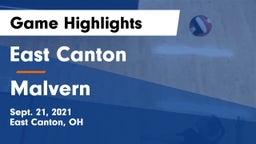 East Canton  vs Malvern  Game Highlights - Sept. 21, 2021