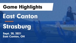 East Canton  vs Strasburg  Game Highlights - Sept. 28, 2021