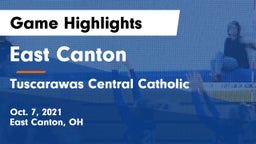 East Canton  vs Tuscarawas Central Catholic  Game Highlights - Oct. 7, 2021