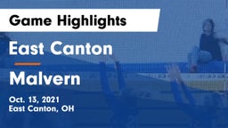 East Canton  vs Malvern  Game Highlights - Oct. 13, 2021