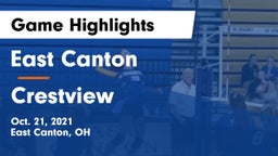 East Canton  vs Crestview  Game Highlights - Oct. 21, 2021