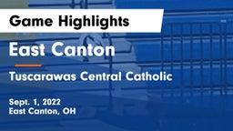 East Canton  vs Tuscarawas Central Catholic  Game Highlights - Sept. 1, 2022
