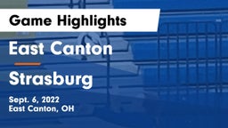 East Canton  vs Strasburg  Game Highlights - Sept. 6, 2022