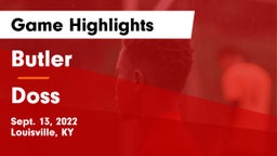 Butler  vs Doss  Game Highlights - Sept. 13, 2022