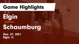 Elgin  vs Schaumburg  Game Highlights - Dec. 27, 2021