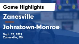 Zanesville  vs Johnstown-Monroe  Game Highlights - Sept. 23, 2021