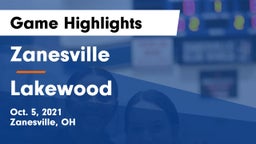 Zanesville  vs Lakewood  Game Highlights - Oct. 5, 2021