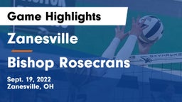 Zanesville  vs Bishop Rosecrans  Game Highlights - Sept. 19, 2022