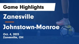 Zanesville  vs Johnstown-Monroe  Game Highlights - Oct. 4, 2023